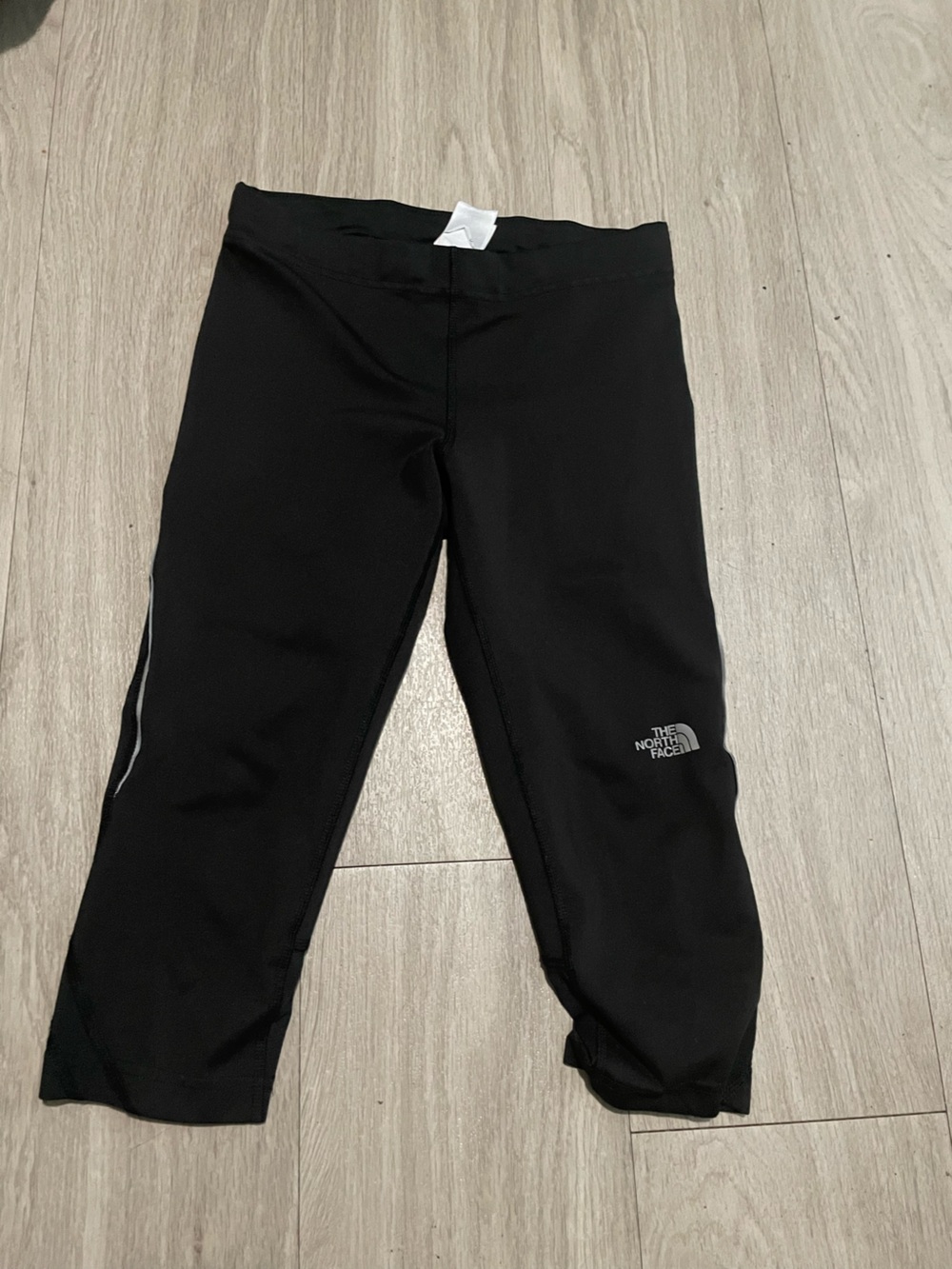 The North Face Black Women's Capri Leggings with Reflective Logo